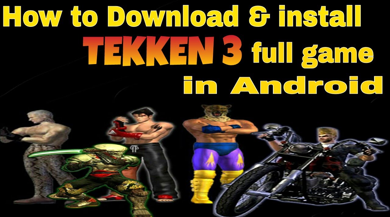 tekken 3 games download install